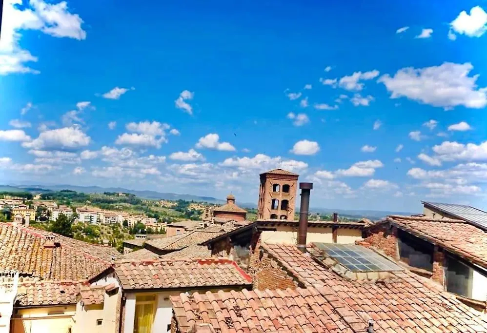 Dimora Con Finestra Sui Tetti Di Siena Appartement
